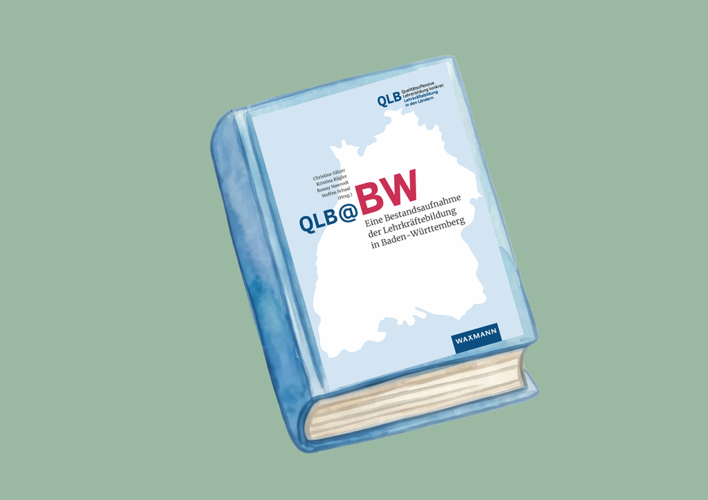 Buchcover „QLB@BW: Eine Bestandsaufnahme der Lehrkräftebildung in Baden-Württemberg“.